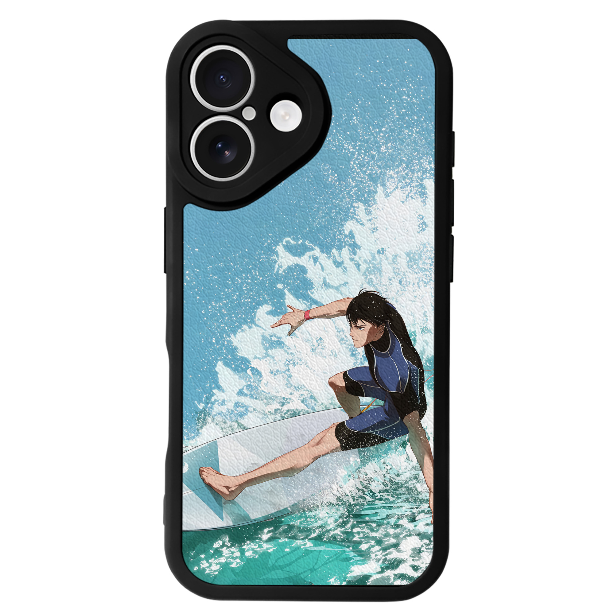 （画像用） ハイキュー!! Haikyu!! 【iPhone 16シリーズ対応】シリコンスマホケース（レザー調） 材質：シリコン